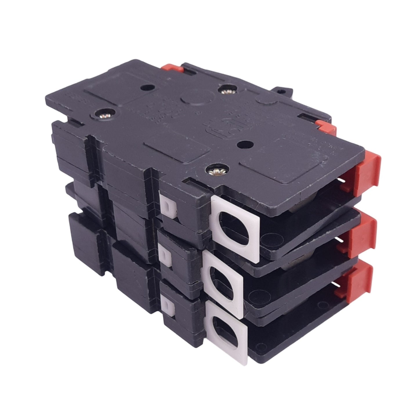 Used Lot of 3 Square D QOU115 Miniature Circuit Breakers, 1-Pole, 15A, 120/240VAC