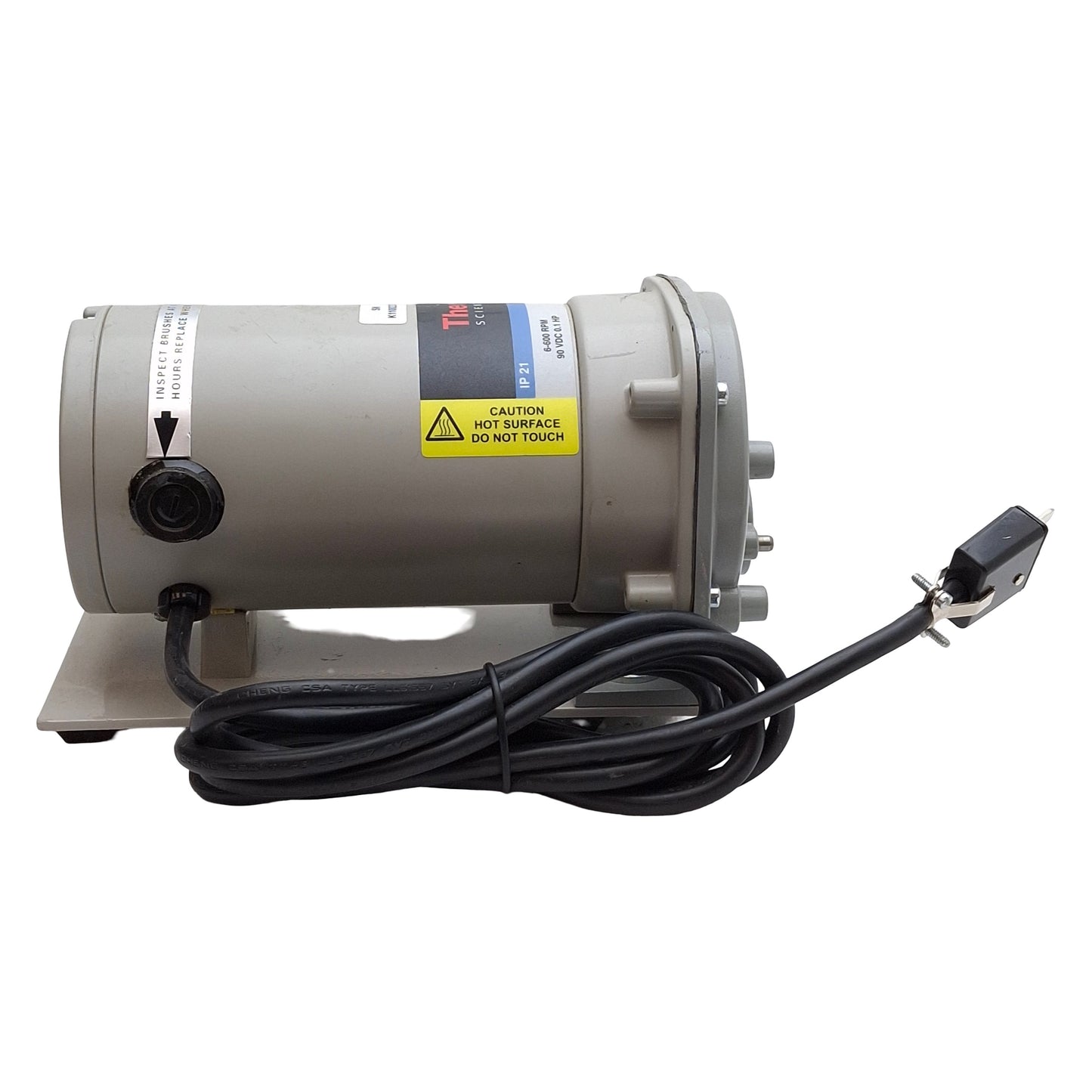 New – Open box Thermo Scientific 850-1032 Peristaltic Pump Motor, 1/10HP, 6-600RPM, 90VDC
