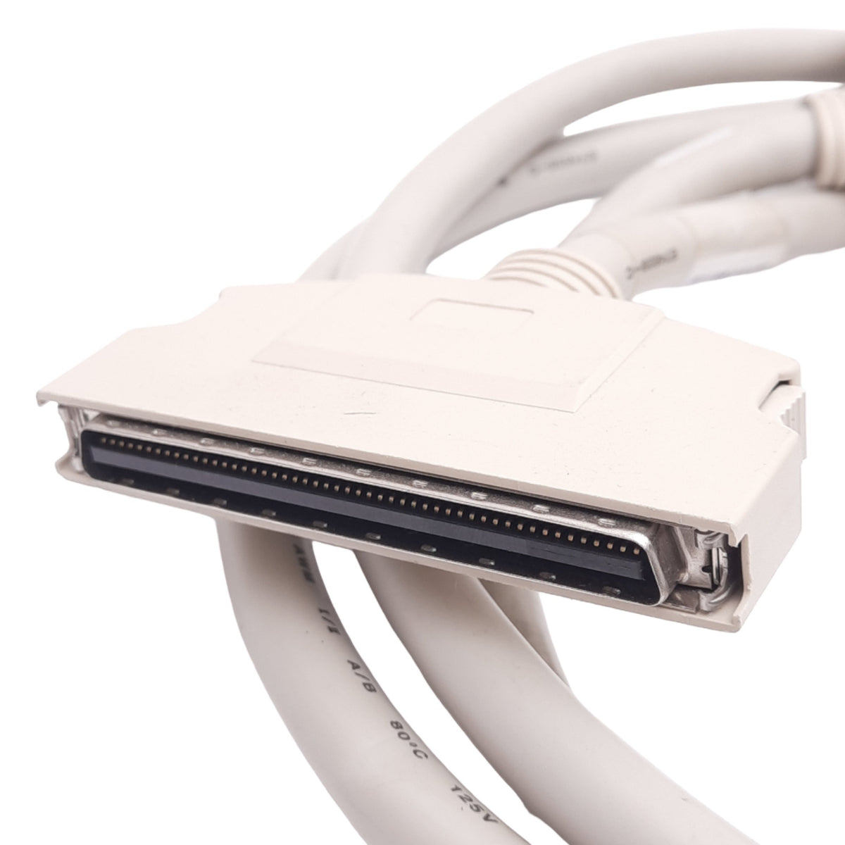 Used Jtekt THY-5045 I/O Cable for TOYOPUC PLC, 100-Pin Male to Male, 2m Length
