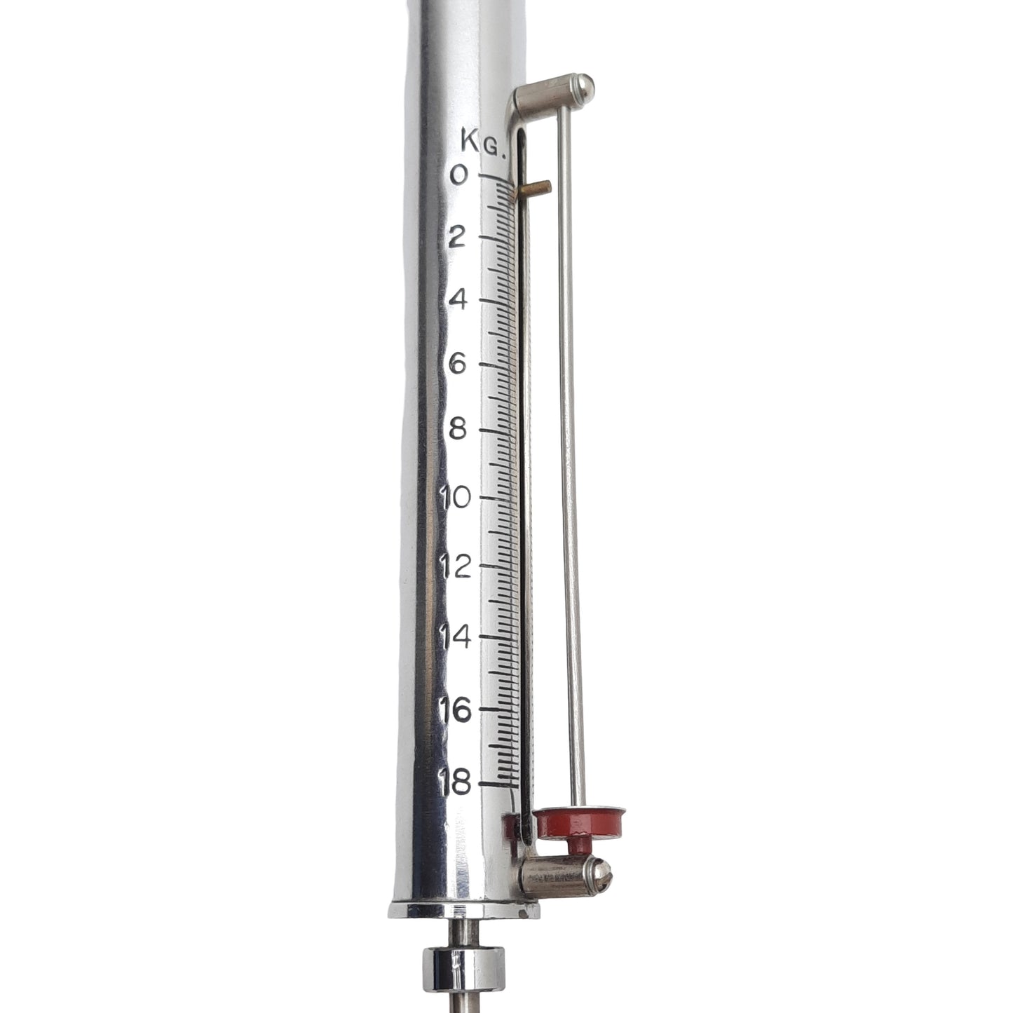 Used Chatillon 719-40 Push Pull Gauge, 0-18kg/0-40lbs Scale, 0.2kg/0.5lbs Graduation