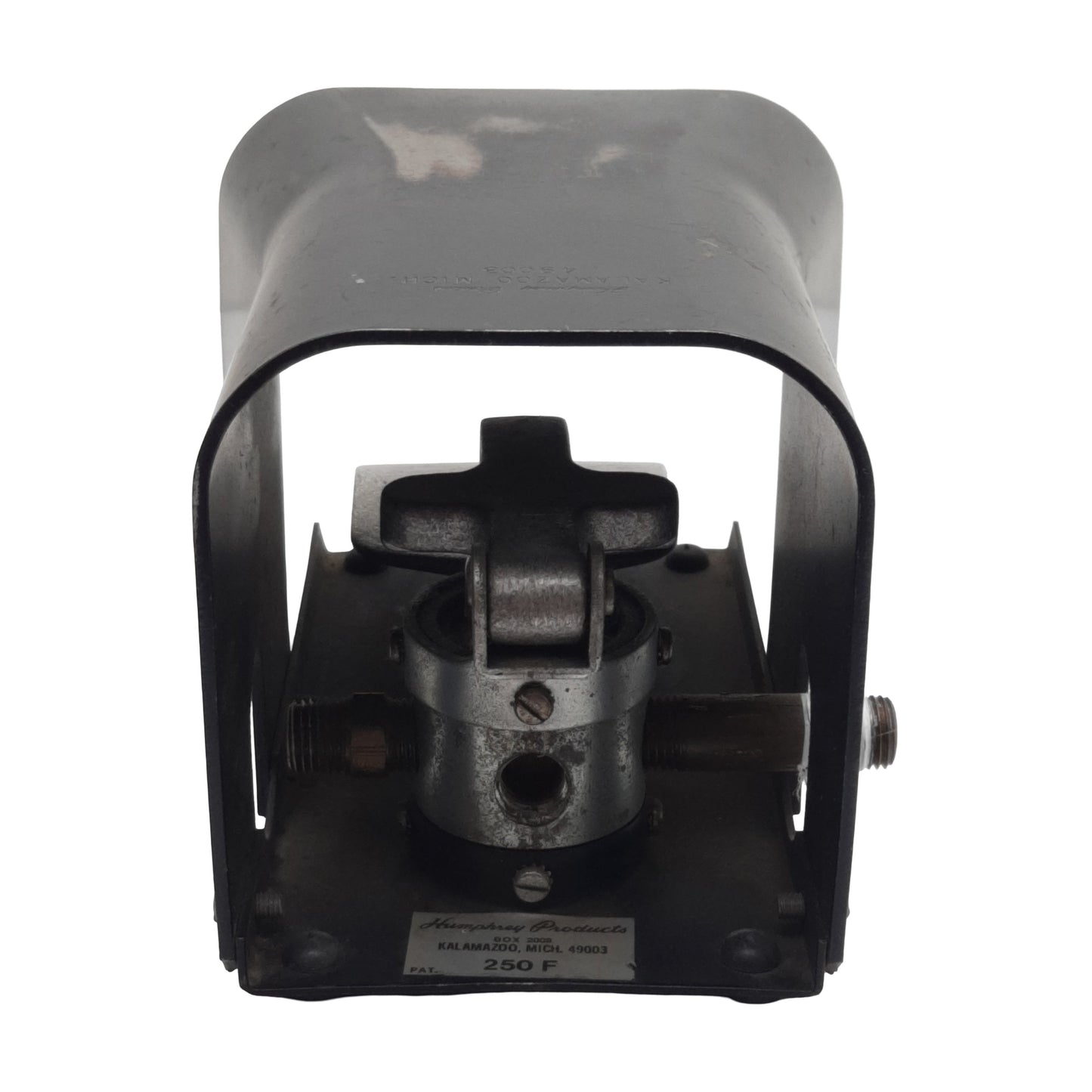 Used Humphrey 250F Foot Pedal Pneumatic Valve w/ Guard, 3-Way, 1/4in NPT, 0-125psi