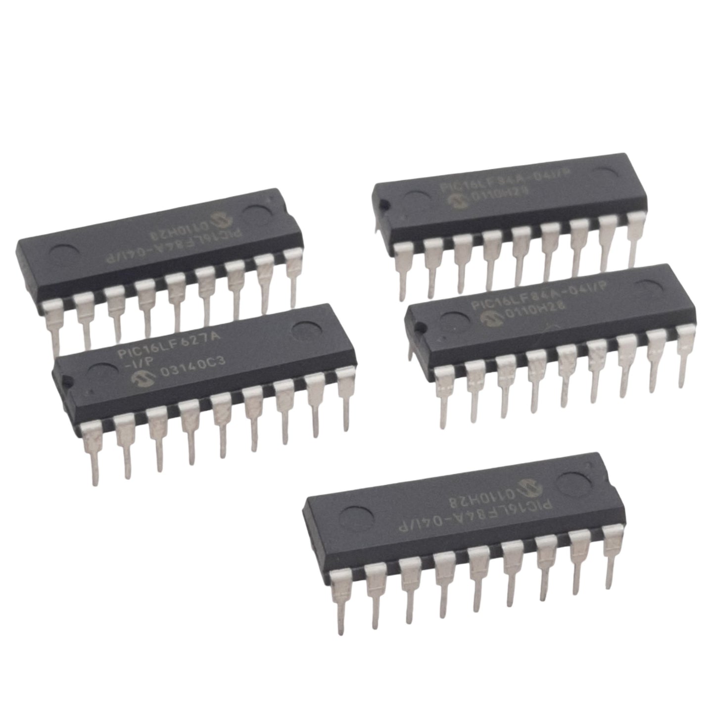 New Lot of 5 Microchip Technology PIC16LF84A-04I/P 8-bit Microcontroller 13 I/O, 68B