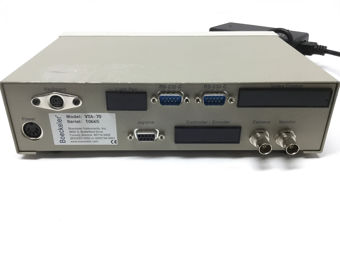 Used Boeckeler VIA-70 Video Image Marker Grid/Box/Text/Pointer/Line Graphic Generator