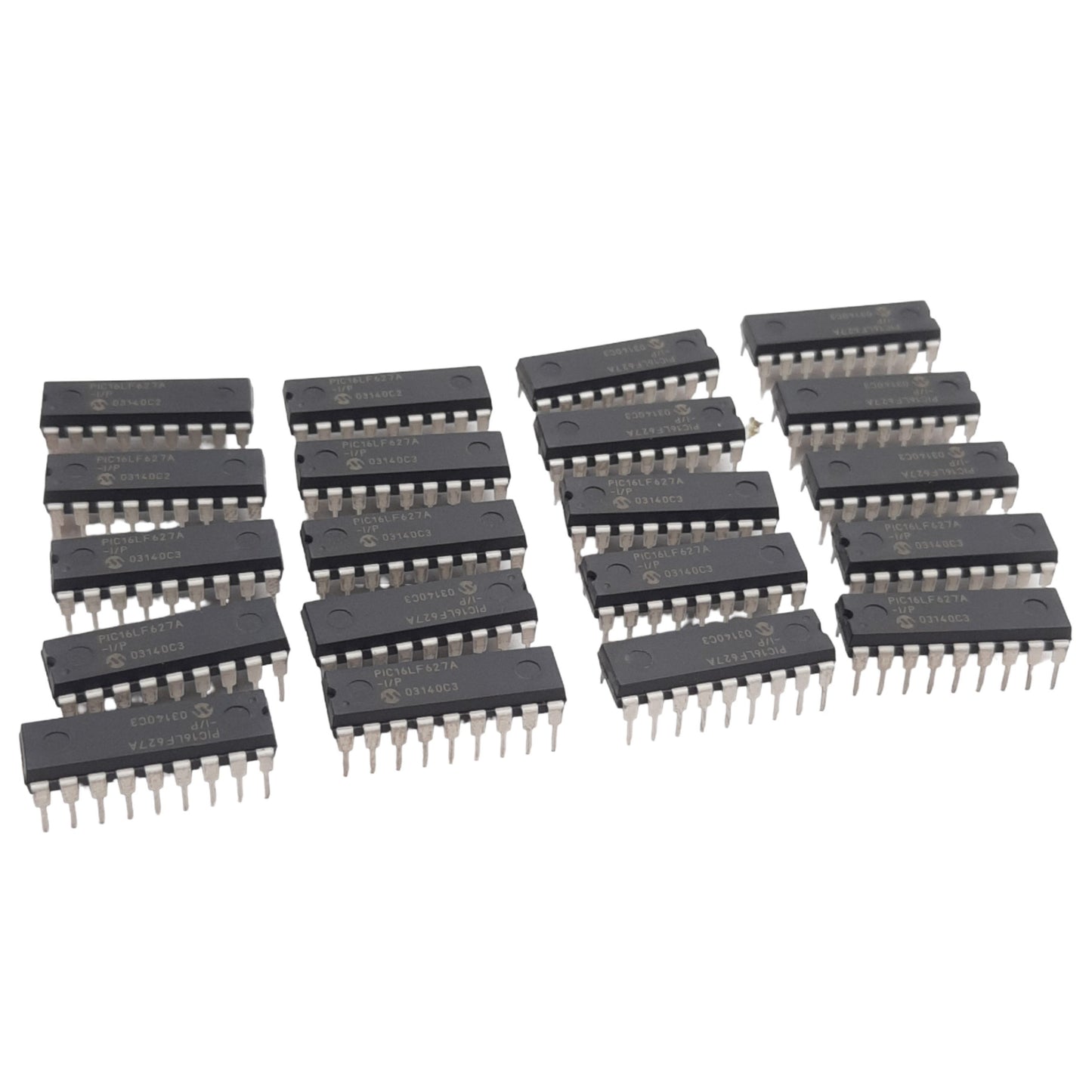 New Lot of 20 Microchip Technology PIC16LF627A-I/P 8-bit Microcontroller 224B RAM