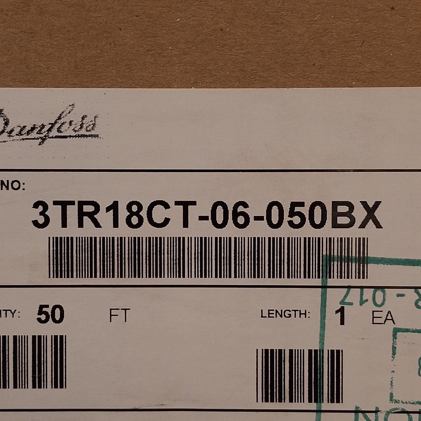 New Danfoss 3TR18CT-06-050BX Synflex Optimum Thermoplastic Hose, ø0.38in ID, 50ft