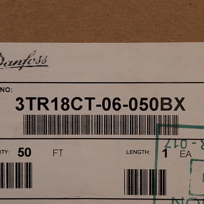 New Danfoss 3TR18CT-06-050BX Synflex Optimum Thermoplastic Hose, ø0.38in ID, 50ft