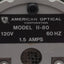 Used AmericanOptical II-80 Fiber Optic Illuminator 1.5A 120VAC, 1/2" Fiber Optic Port