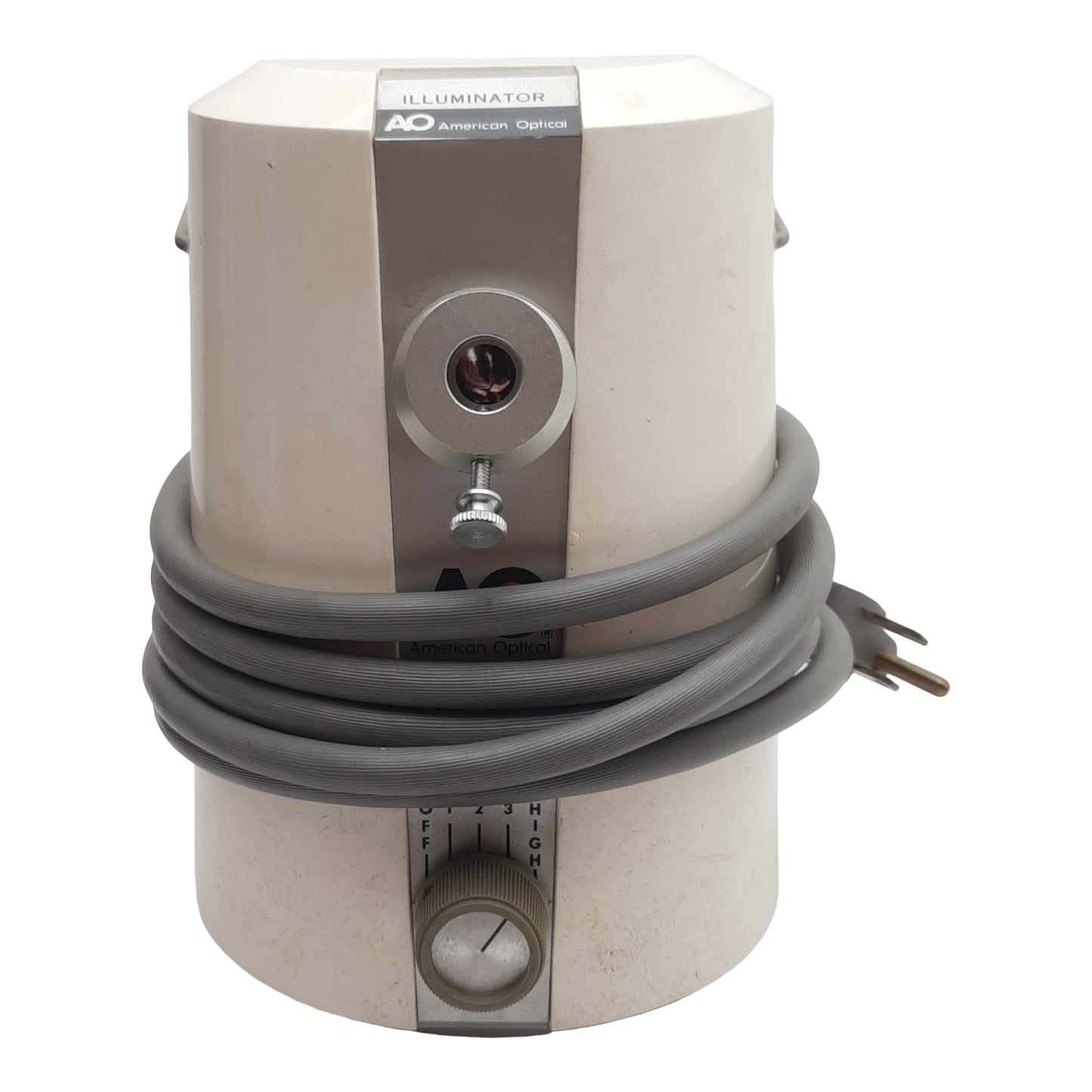 Used AmericanOptical II-80 Fiber Optic Illuminator 1.5A 120VAC, 1/2" Fiber Optic Port