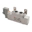 Used SMC SY5120-3LOZ-01T Solenoid Valve 5/2-Way, 1/8in NPTF, 0.15-0.7MPa, 110VAC Coil