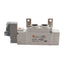 Used SMC SY5120-3LOZ-01T Solenoid Valve 5/2-Way, 1/8in NPTF, 0.15-0.7MPa, 110VAC Coil