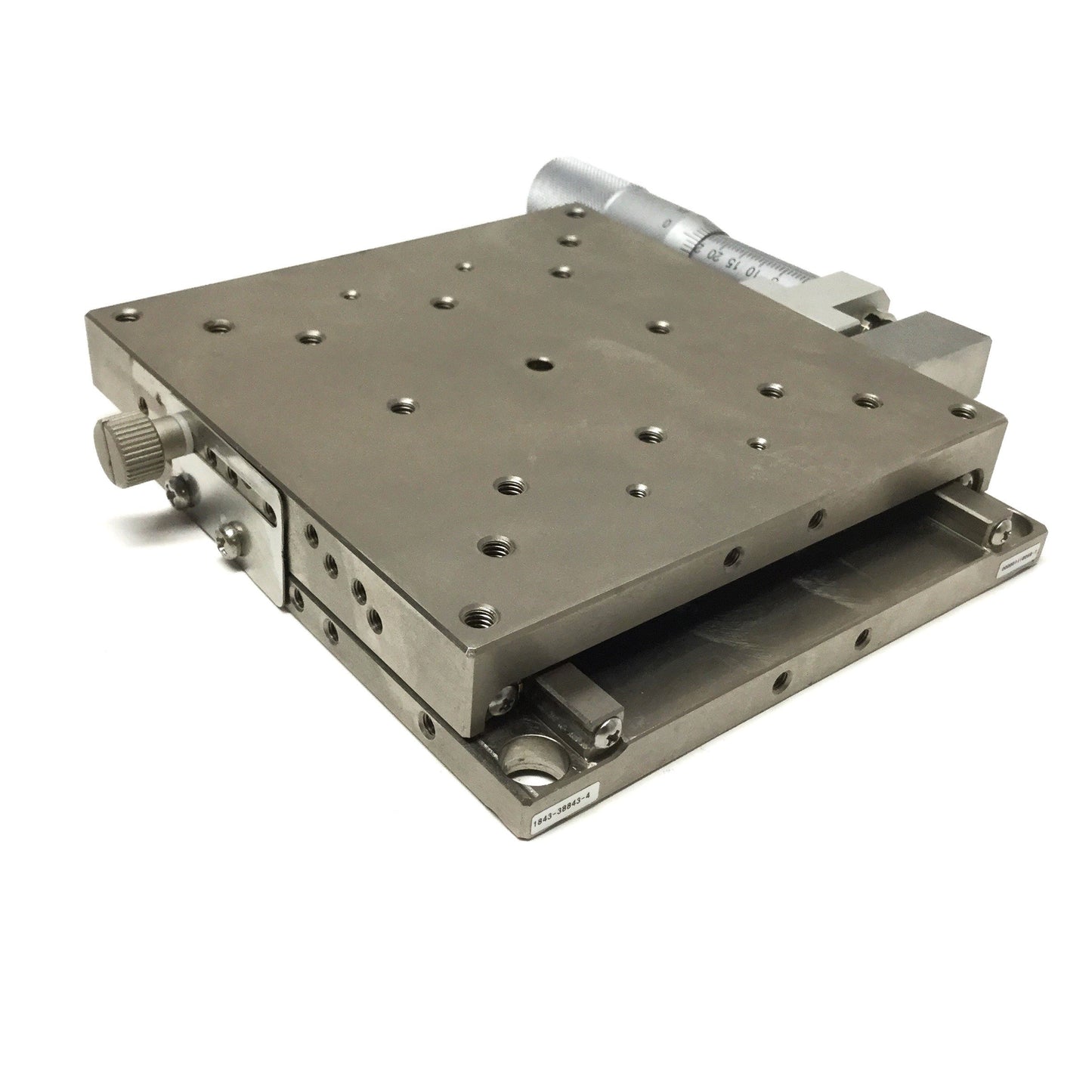 Used Misumi XSG100 Stainless Steel X-Axis Linear Ball Guide Micrometer Stage ±12.5mm