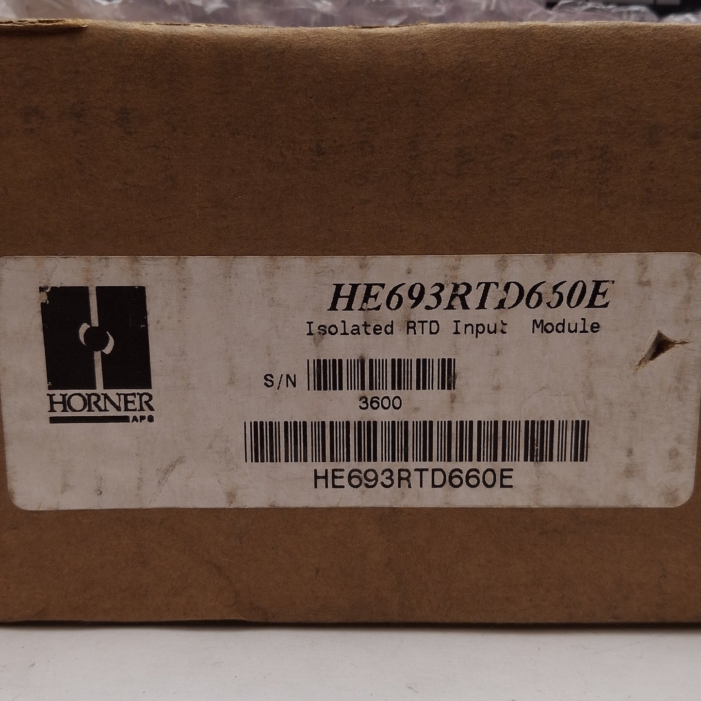 New Horner HE693RTD660E Isolated RTD Input Module 6-Channel 0.05°C/F Resolution 5VDC