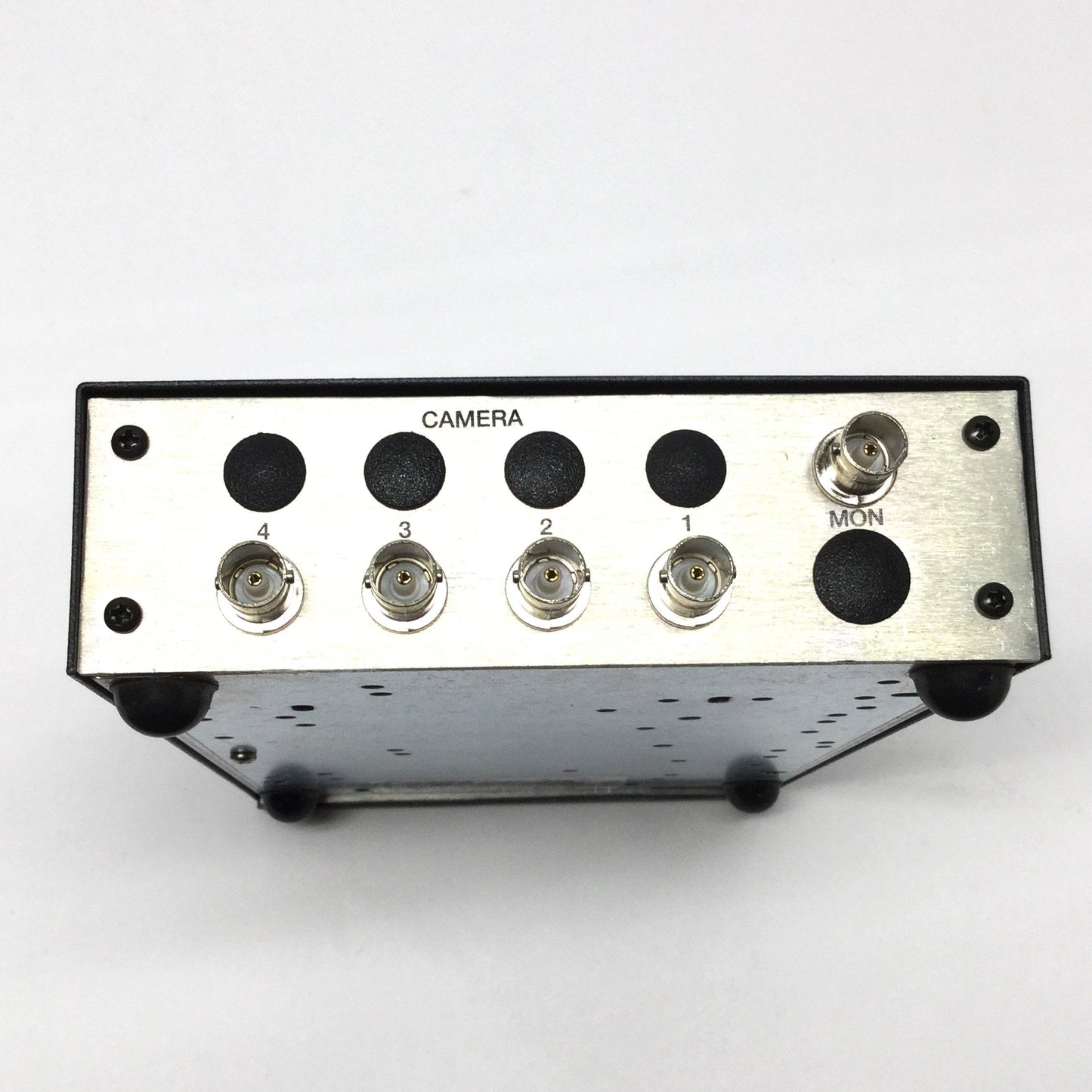 Used Pelco MS504DT Camera Video Switcher 4-Input, BNC, Interlocked Manual Pushbuttons