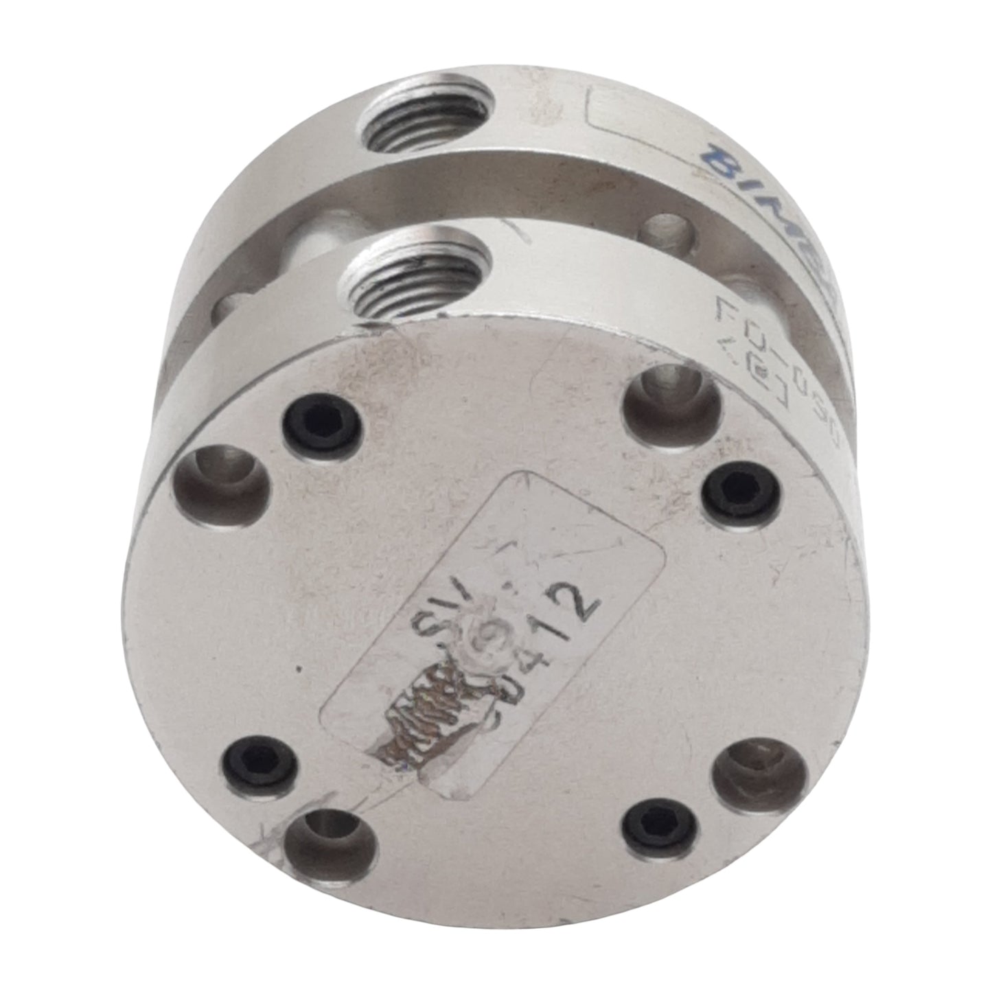 Used Bimba FO-090.5 FLAT-1 Pneumatic Cylinder, ø1-1/16" Bore, 1/2" Stroke, 1/8" NPT