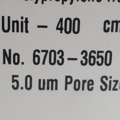 New Whatman 6703-3650 Polycap HD PP Capsule Filter Polypropylene, 5.0µm Pore Size