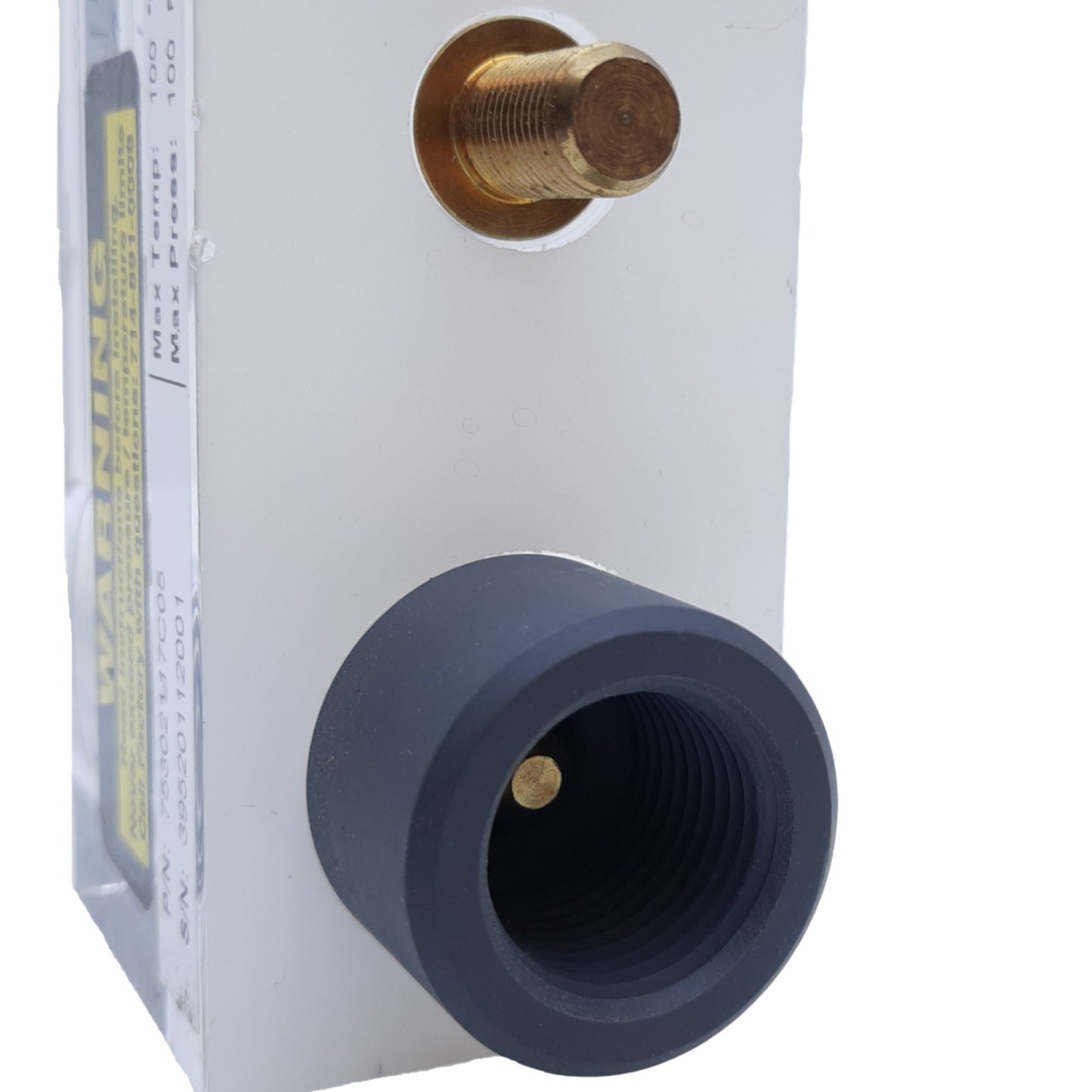 New – Open box King Instrument 75302117C-05 Block #7C Flow Meter 2 to 20 SCFM Air Scale 250mm