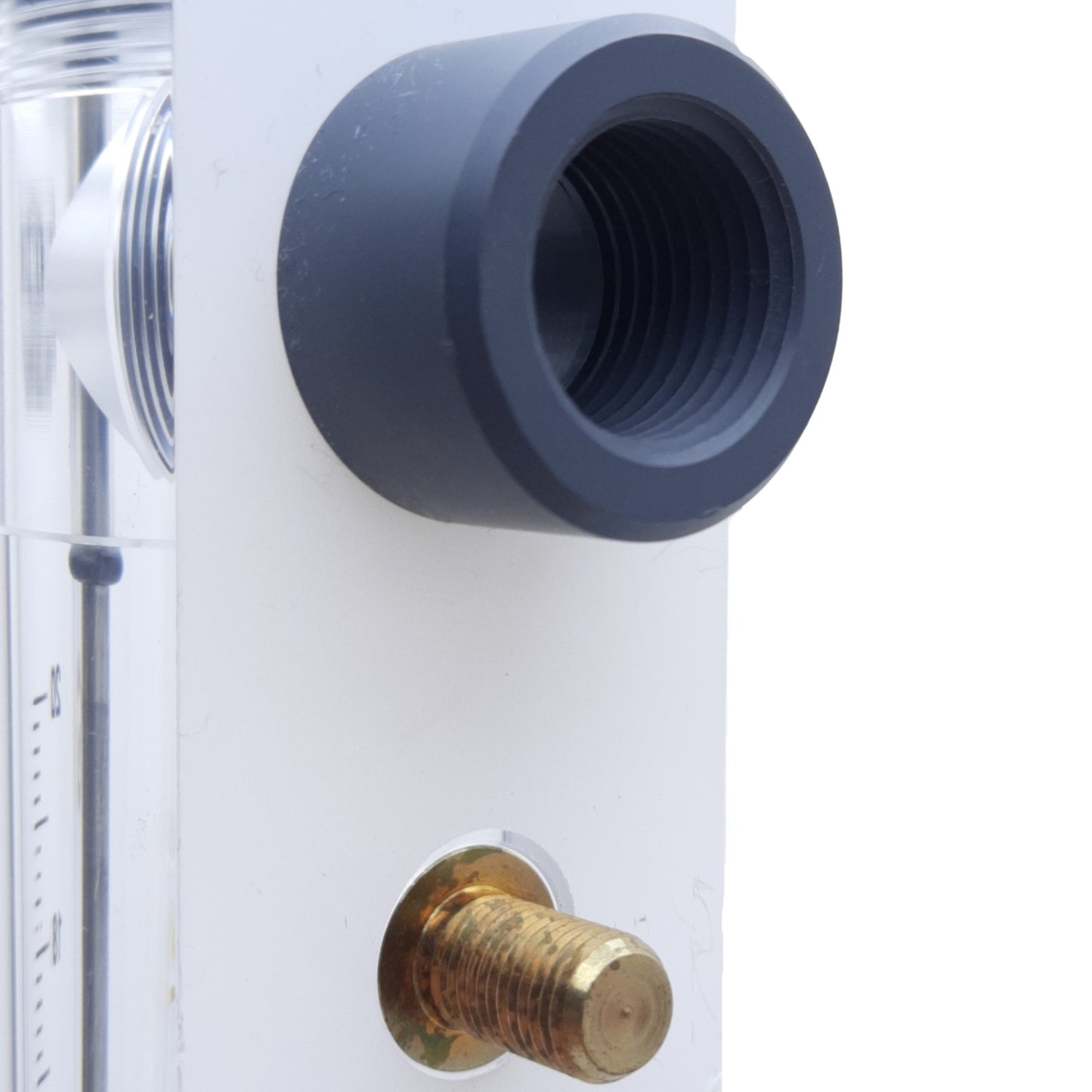 New – Open box King Instrument 75302117C-05 Block #7C Flow Meter 2 to 20 SCFM Air Scale 250mm