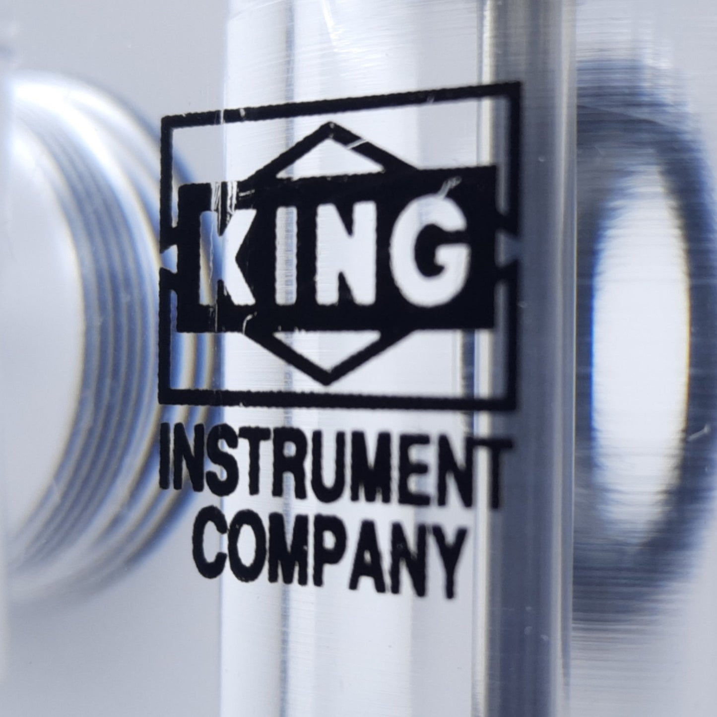 New – Open box King Instrument 75302117C-05 Block #7C Flow Meter 2 to 20 SCFM Air Scale 250mm