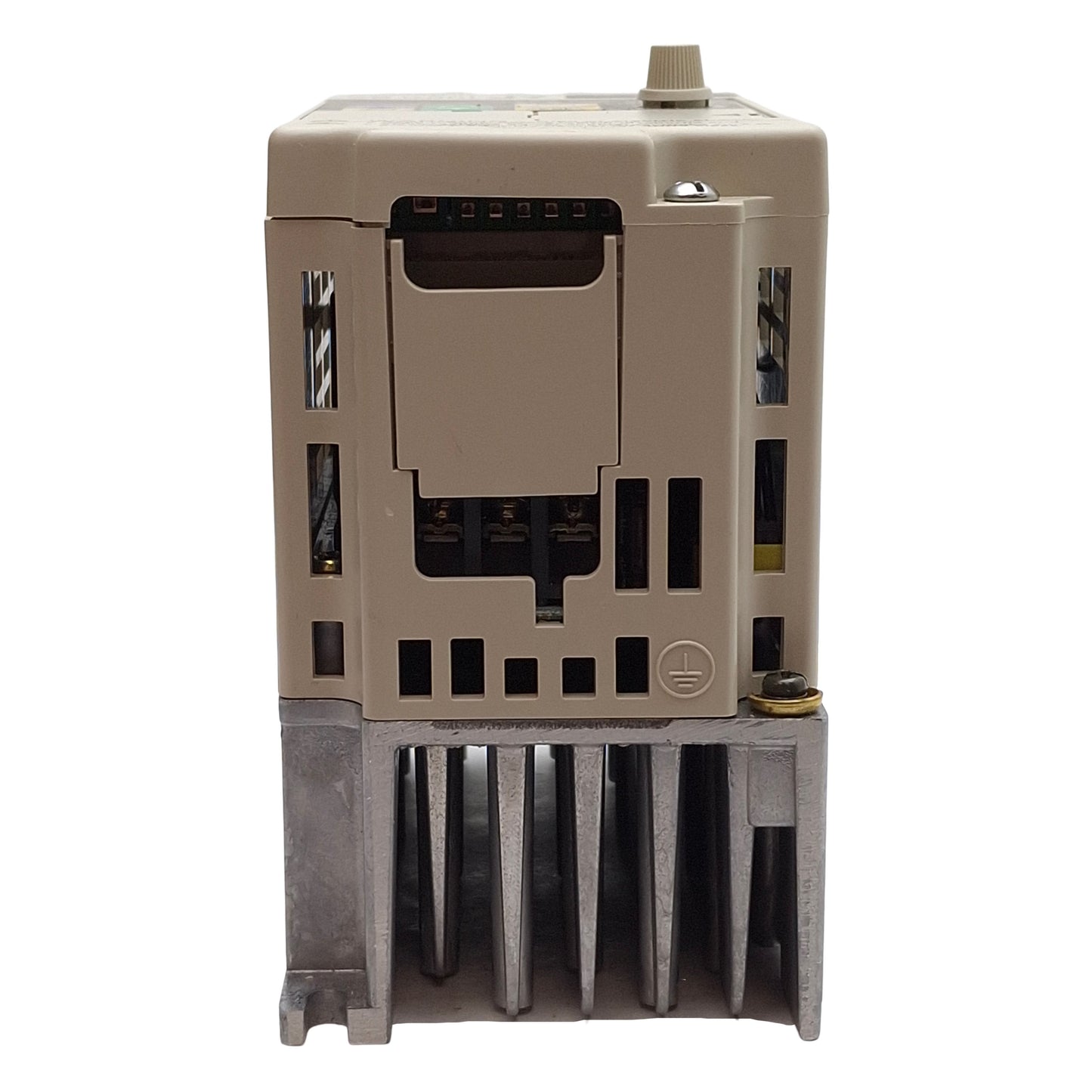 Used Omron CIMR-J7AZB0P4 Varispeed J7 Drive 0.55kW, 1Ø 240VAC In, 3Ø 240VAC Out 400Hz