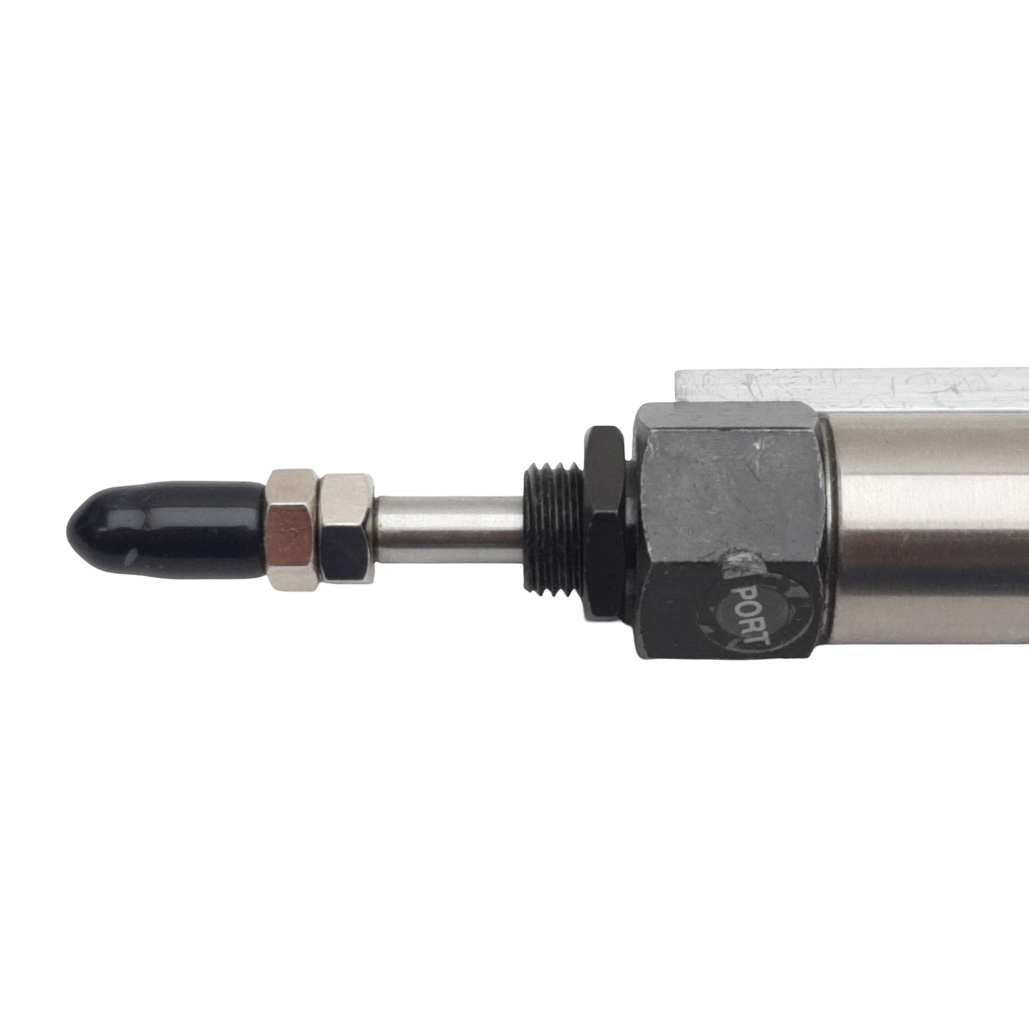 Used SMC CDJ1B15-80-A Pneumatic Cylinder, ø15mm Bore, 80mm Stroke, M5, 100psi Max