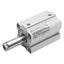 Used Norgren DC/92025/M/1.0 Compact Cylinder, ø25mm Bore, 1in Stroke, M5, 145psi Max