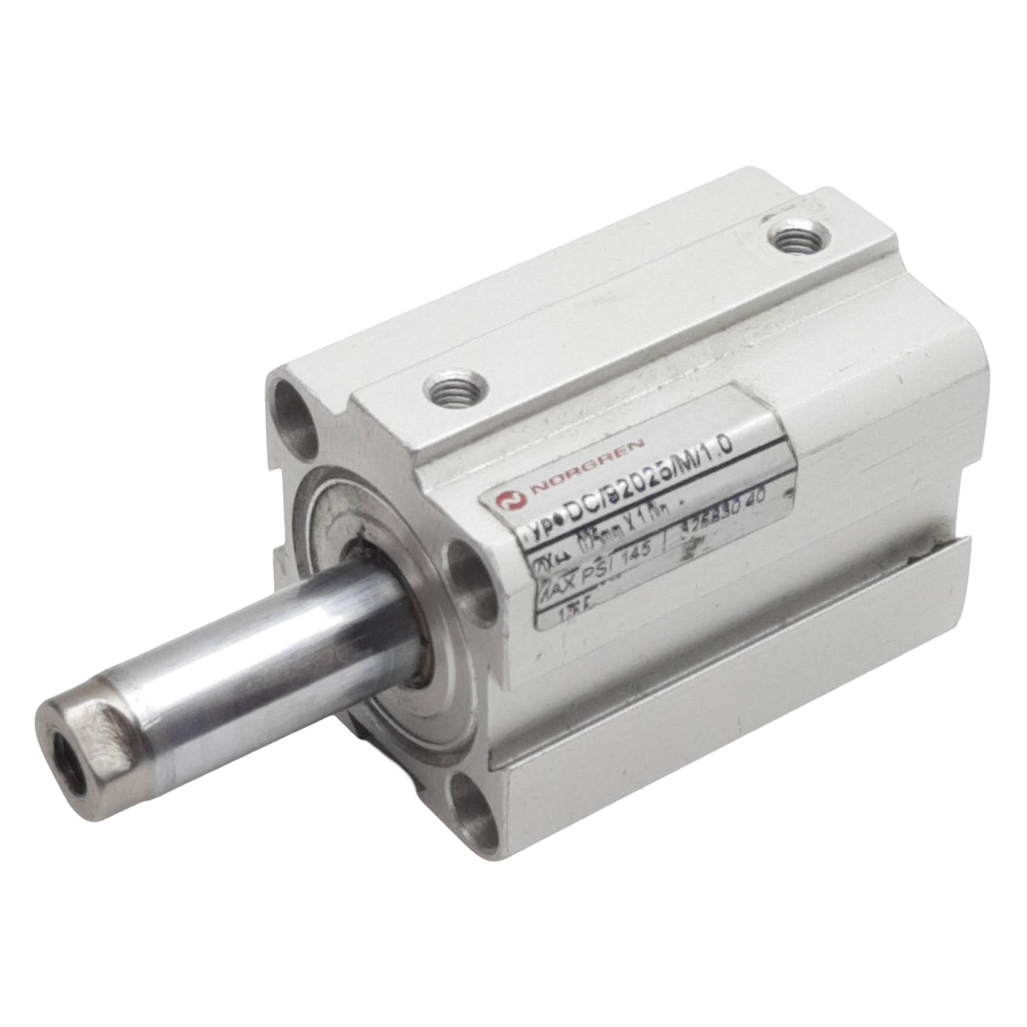 Used Norgren DC/92025/M/1.0 Compact Cylinder, ø25mm Bore, 1in Stroke, M5, 145psi Max