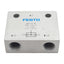 Used Festo OS-1/4-B Pneumatic Gate Valve, G1/4in Ports, 1170l/min, 1-10bar