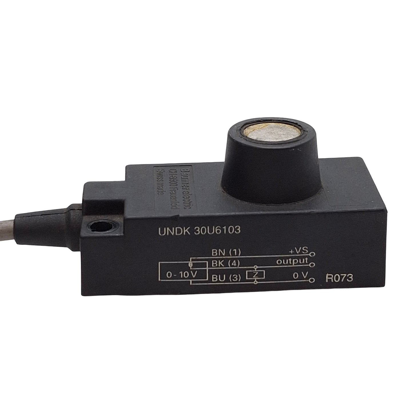 Used Baumer UNDK 30U6103 Ultrasonic Distance Sensor, 100-1000mm, 240kHz, 15-30VDC