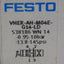 Used Festo 538186 Hand Lever Valve, 4/3-Way Exhausted, G1/4in, 1150l/min, -0.95~10bar