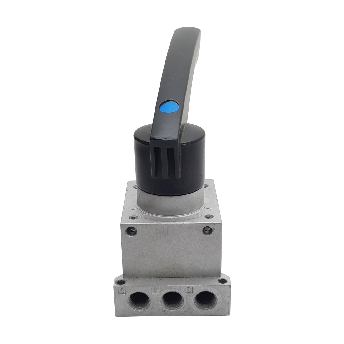 Used Festo 538186 Hand Lever Valve, 4/3-Way Exhausted, G1/4in, 1150l/min, -0.95~10bar