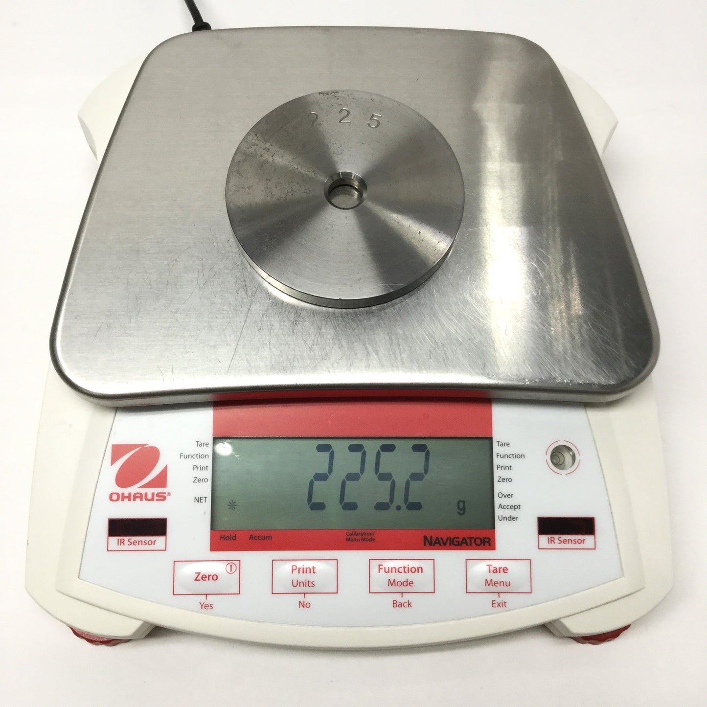 Used OHAUS NV511 Navigator Portable Electronic Balance Scale 510g x 0.1g w/Adapter