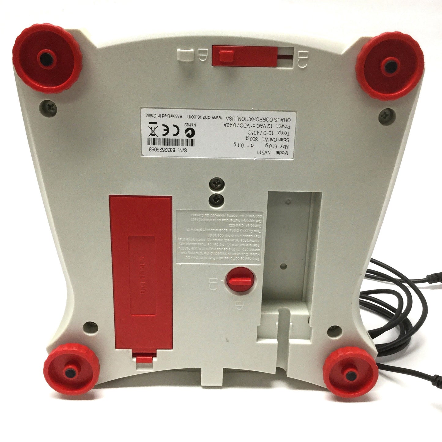 Used OHAUS NV511 Navigator Portable Electronic Balance Scale 510g x 0.1g w/Adapter