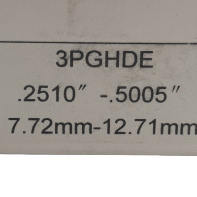 New Meyer 3PGHDE Plug Gage Handle Universal Type 0.251-0.5005in Gage Size Range