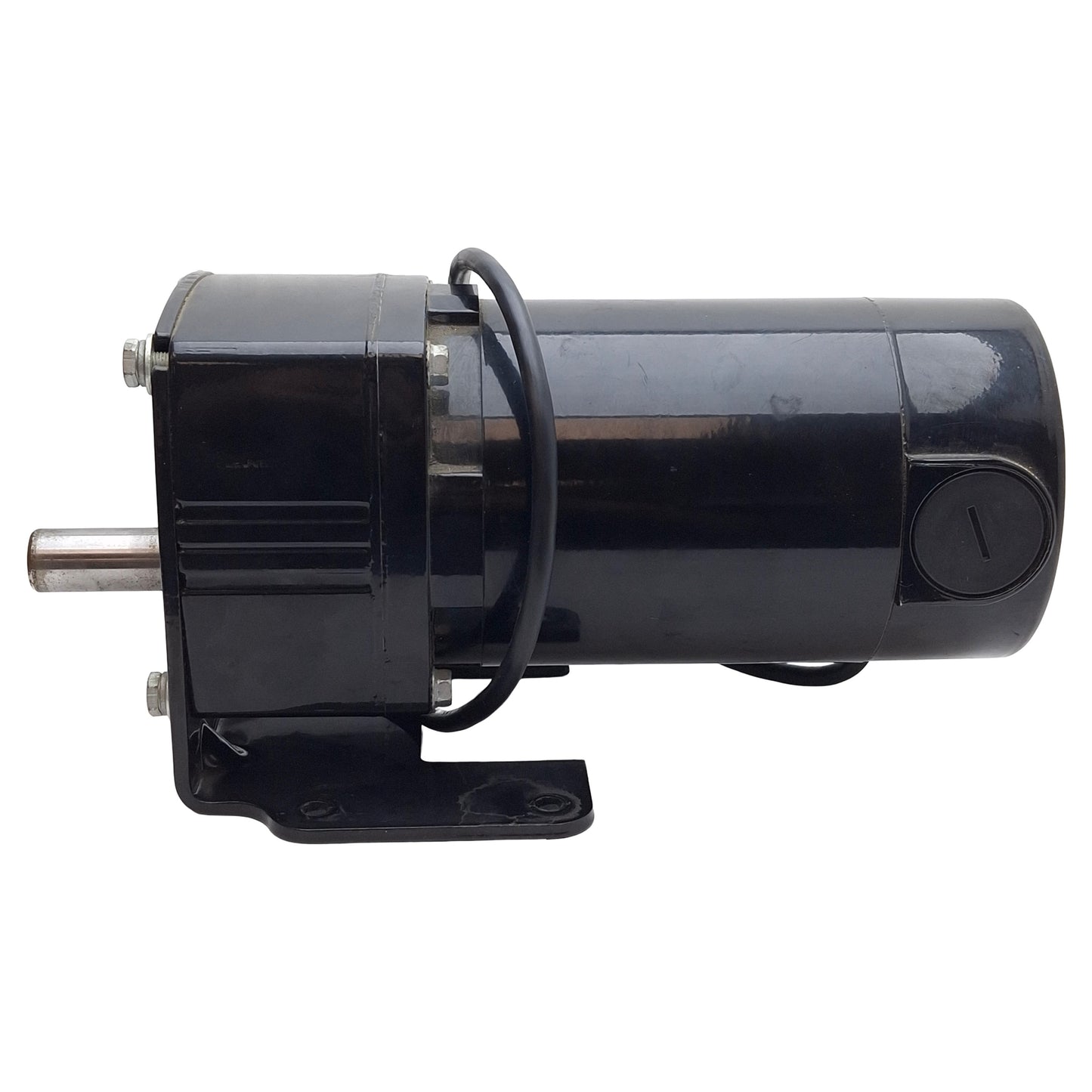 Used Bodine 42R5BEPM-E3 DC Motor 30:1 130VDC 1.8A 1/4HP 83RPM 135in-lb ø3/4in Shaft