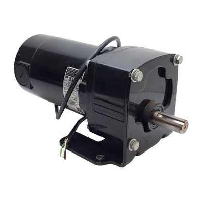 Used Bodine 42R5BEPM-E3 DC Motor 30:1 130VDC 1.8A 1/4HP 83RPM 135in-lb ø3/4in Shaft
