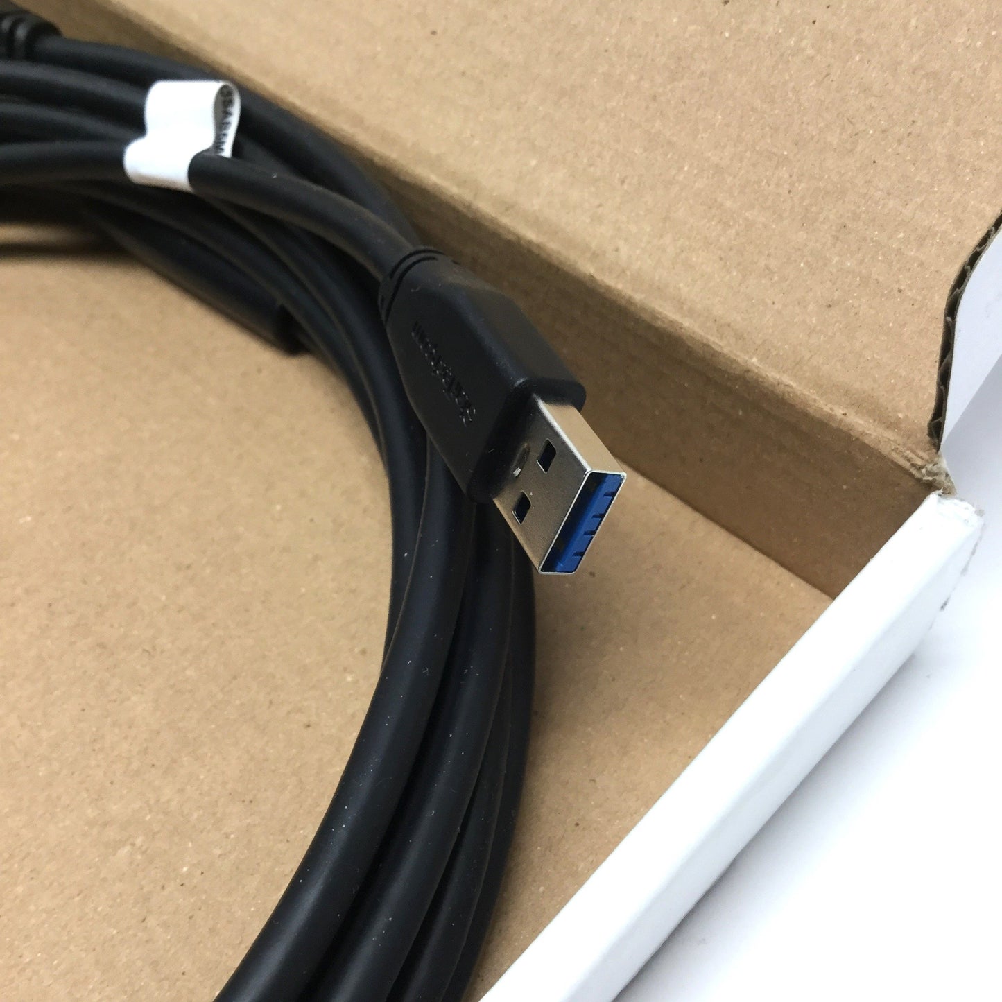 Open box Startech USB3SAB5M Active USB 3.0 USB-A to USB-B Cable M-M, 5m Long, 5Gbps