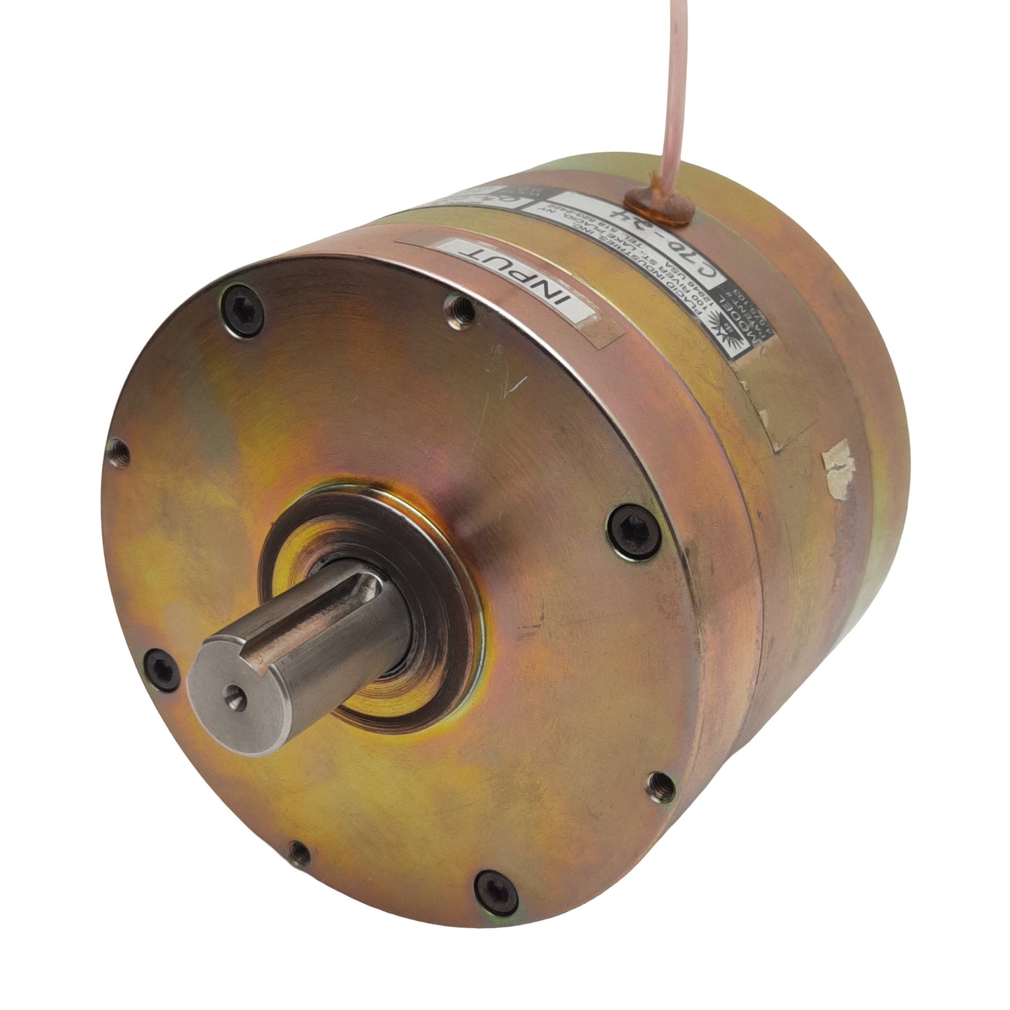 Used Placid C70-24 Magnetic Particle Clutch, 24VDC, ø3/4in Shaft, 2-70lb-in, 1000rpm