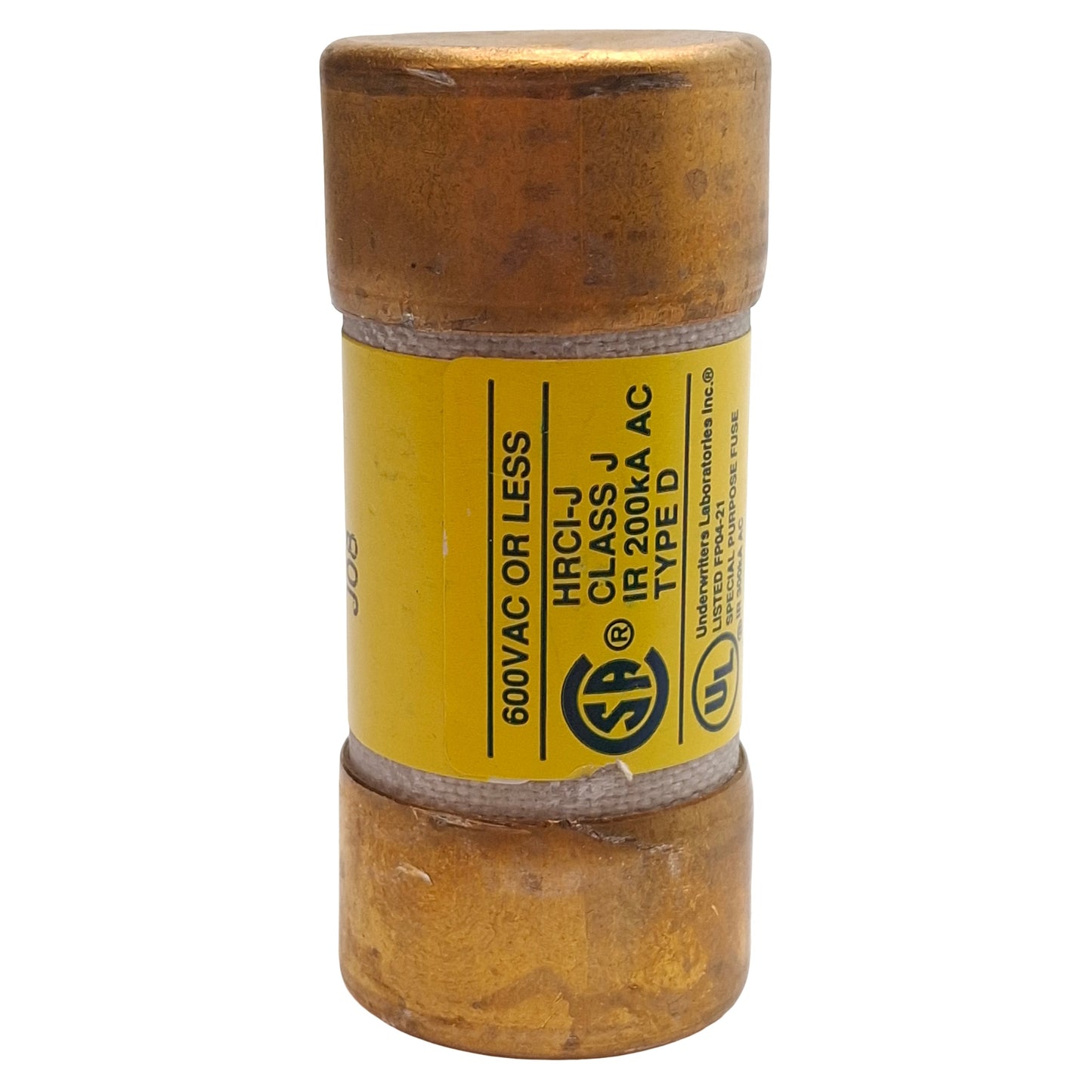 Used Lot of 3 Bussmann LPJ-60SP Dual-Element Time-Delay Fuse, Class J, 60A 600VAC