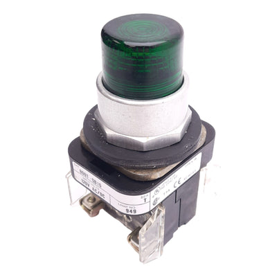Used Allen Bradley 800T-QB10 Illuminated Push Button, ø30mm, 1NC 1NO, 600V 10A Max
