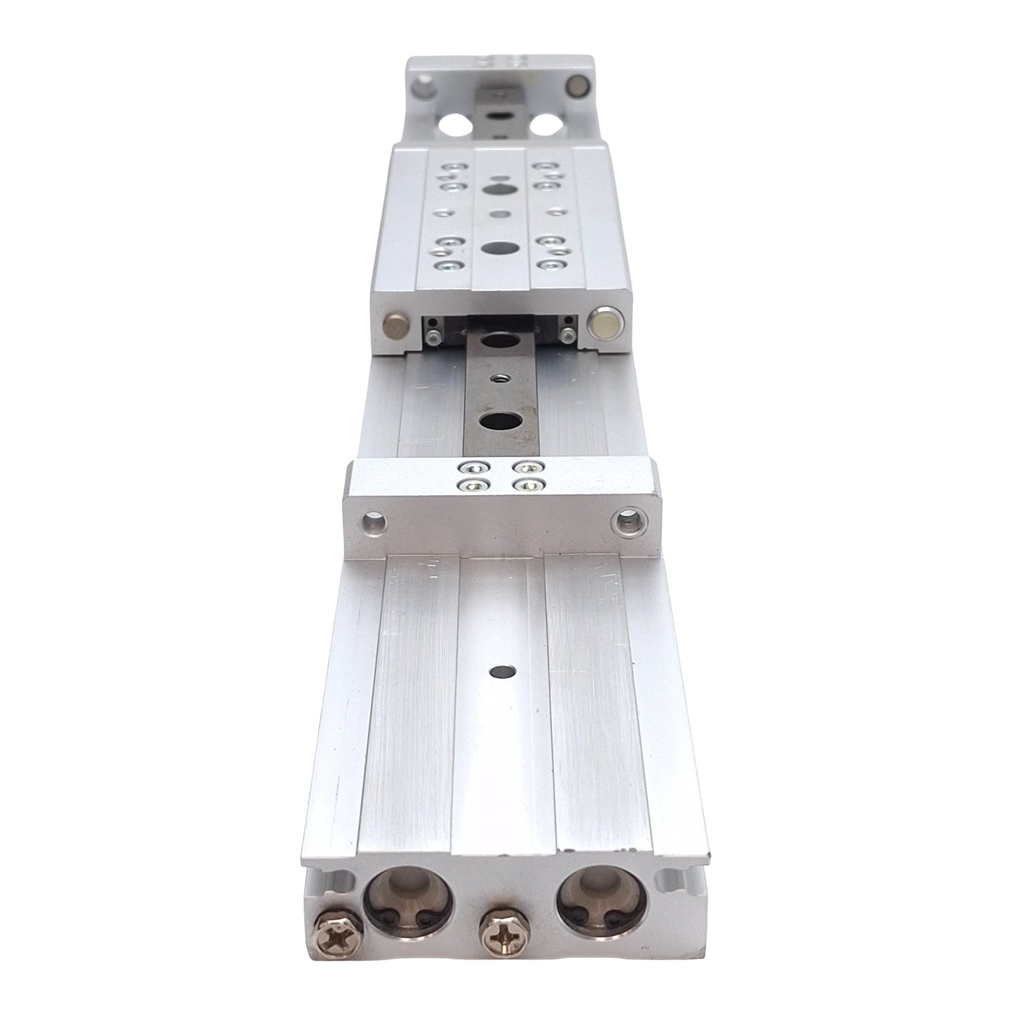 Used SMC MXW12-150 Pneumatic Slide Table, ø12mm Bore, 150mm Stroke, 0.7MPa, M5 Ports