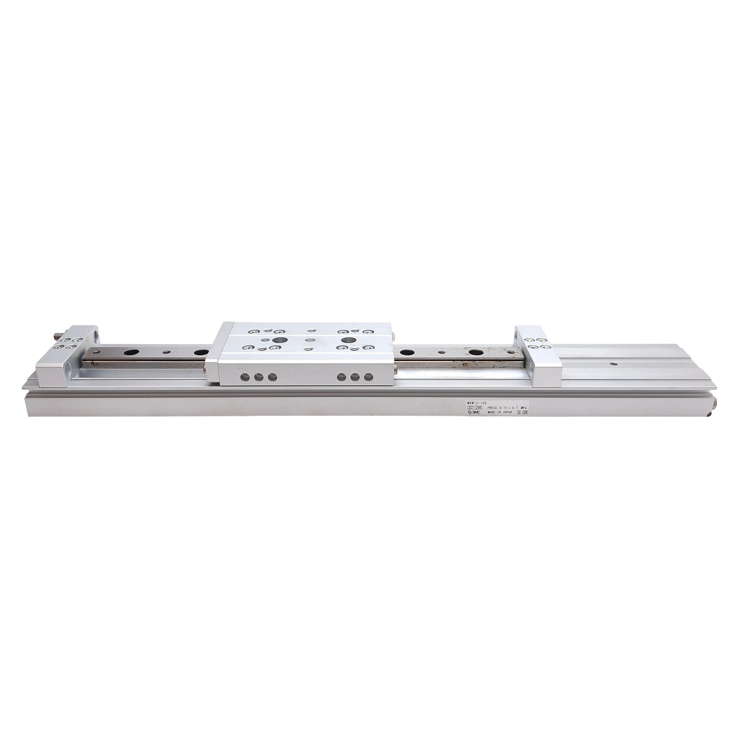 Used SMC MXW12-150 Pneumatic Slide Table, ø12mm Bore, 150mm Stroke, 0.7MPa, M5 Ports