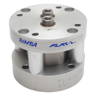 Used Bimba FT-170.75 FLAT-1 Pneumatic Cylinder ø1-1/2in Bore 0.75in Stroke, 1/8in NPT
