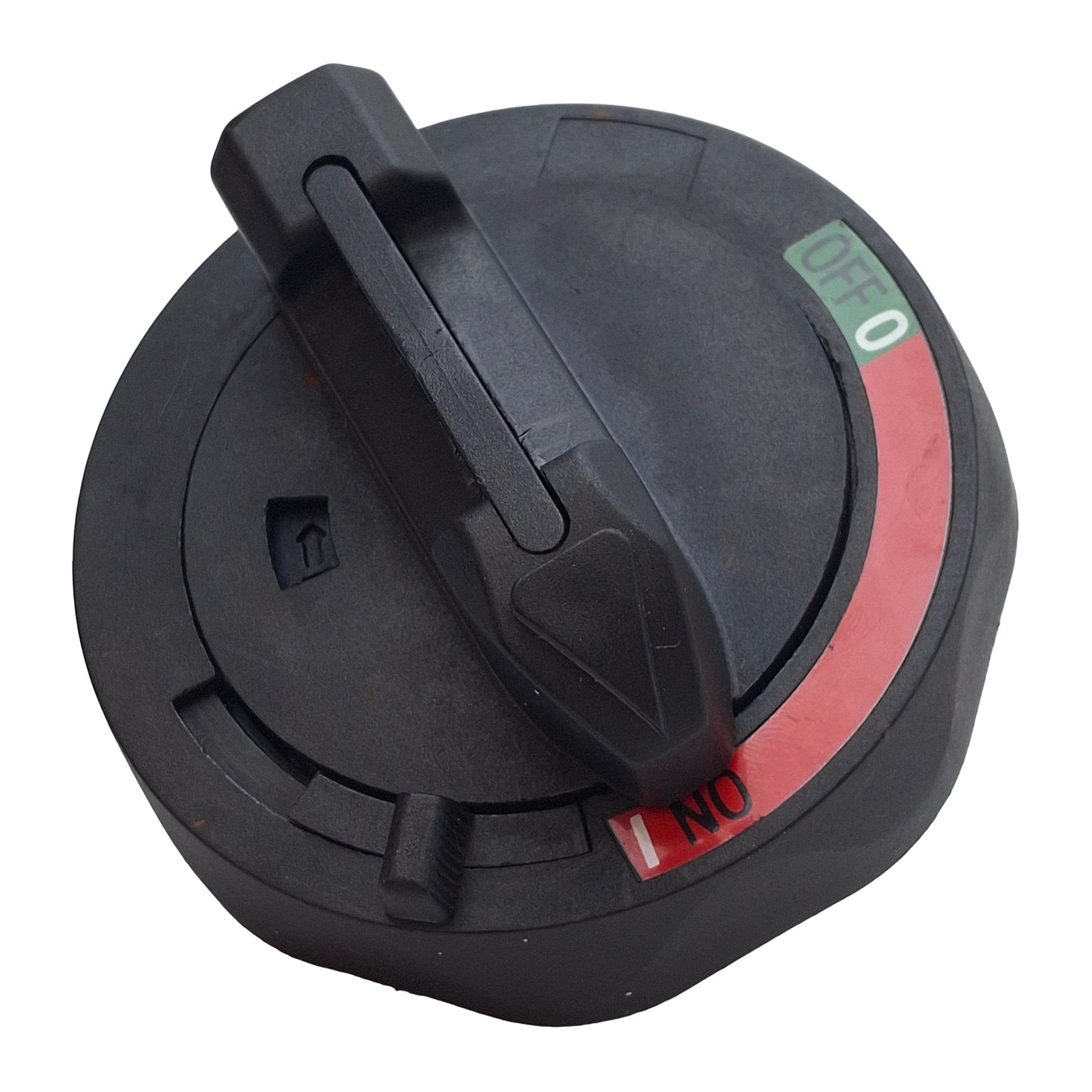 Used Scheider Electric 9421NW2B Rotary Disconnect Switch Handle, Black, 6x6mm Shaft