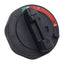 Used Scheider Electric 9421NW2B Rotary Disconnect Switch Handle, Black, 6x6mm Shaft