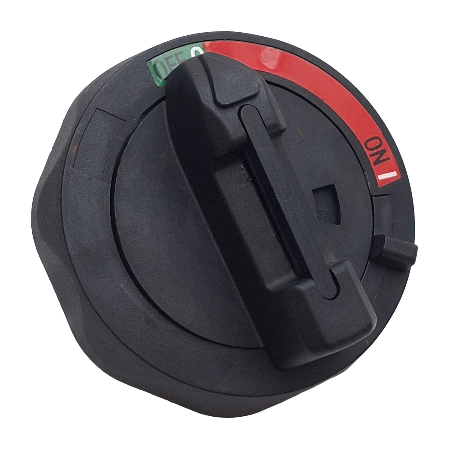 Used Scheider Electric 9421NW2B Rotary Disconnect Switch Handle, Black, 6x6mm Shaft