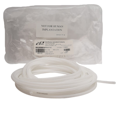 New Cole Parmer 06424-65 Transfer Tubing Opaque White, 5/32ID, 7/32OD, 25ft Length