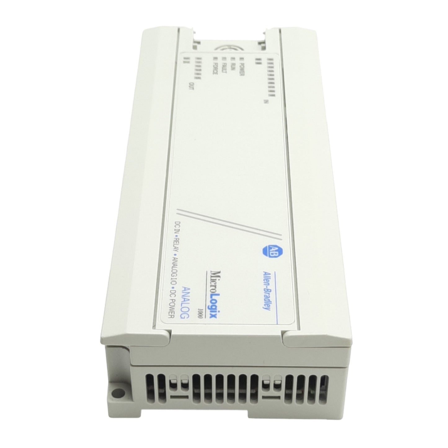 Used Allen Bradley 1761-L20BWB-5A MicroLogix 1000 PLC Controller 24VDC 12 IN, 8 OUT