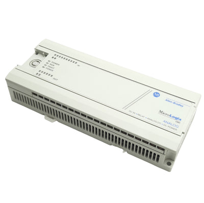 Used Allen Bradley 1761-L20BWB-5A MicroLogix 1000 PLC Controller 24VDC 12 IN, 8 OUT