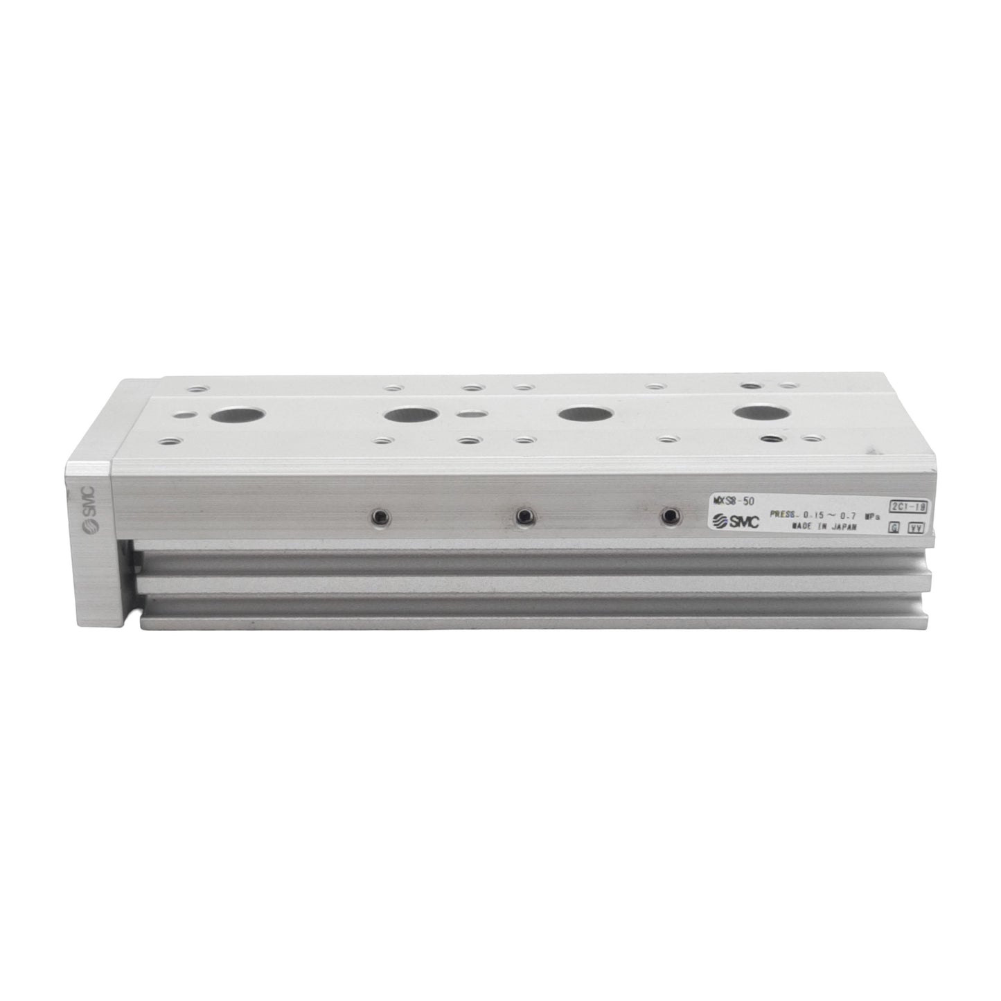 Used SMC MXS8-50 Pneumatic Precision Slide Table, ø8mm Bore, 50mm Stroke, M5, 0.7MPa