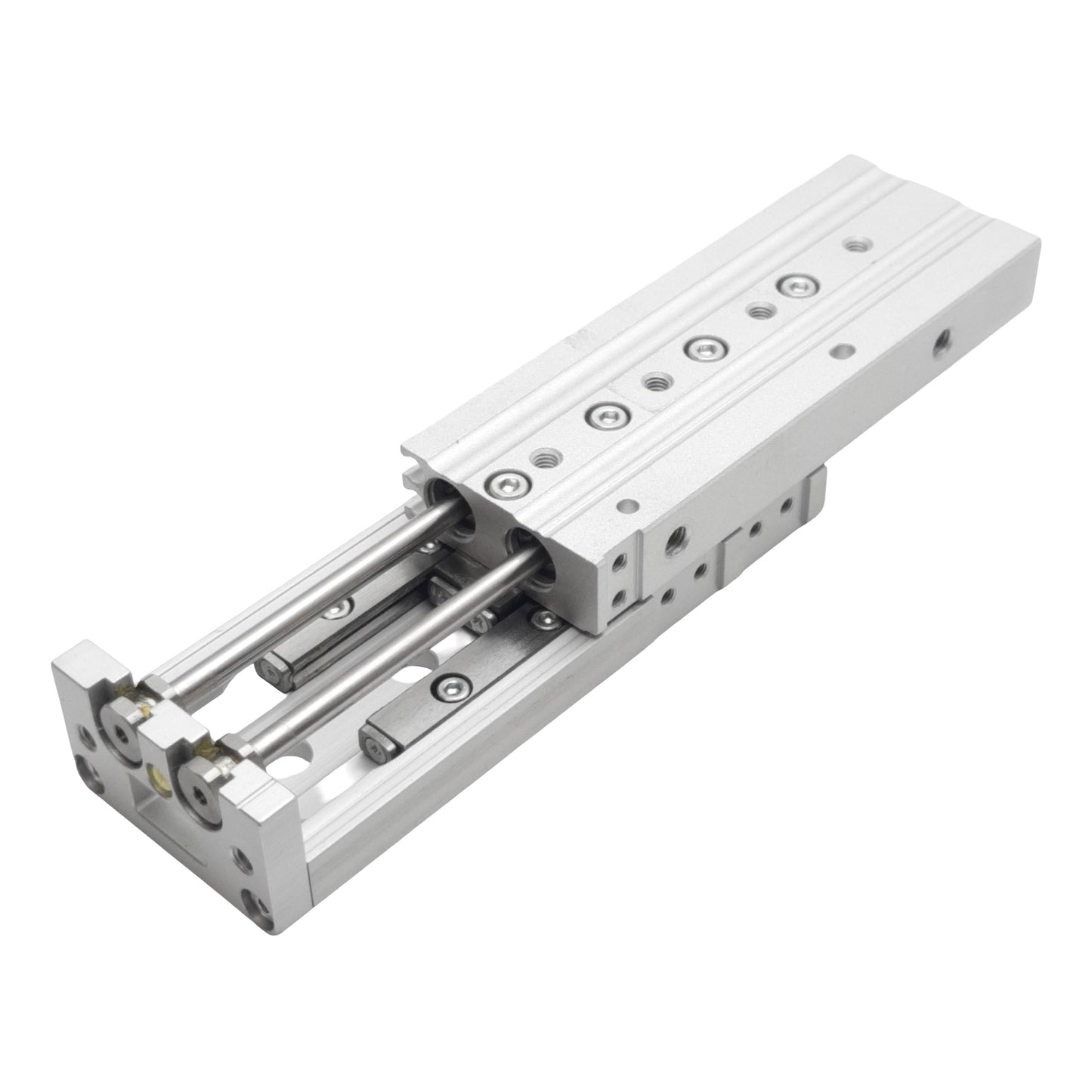 Used SMC MXS8-50 Pneumatic Precision Slide Table, ø8mm Bore, 50mm Stroke, M5, 0.7MPa